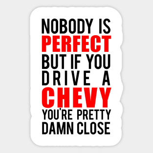 Chevy Owners Sticker